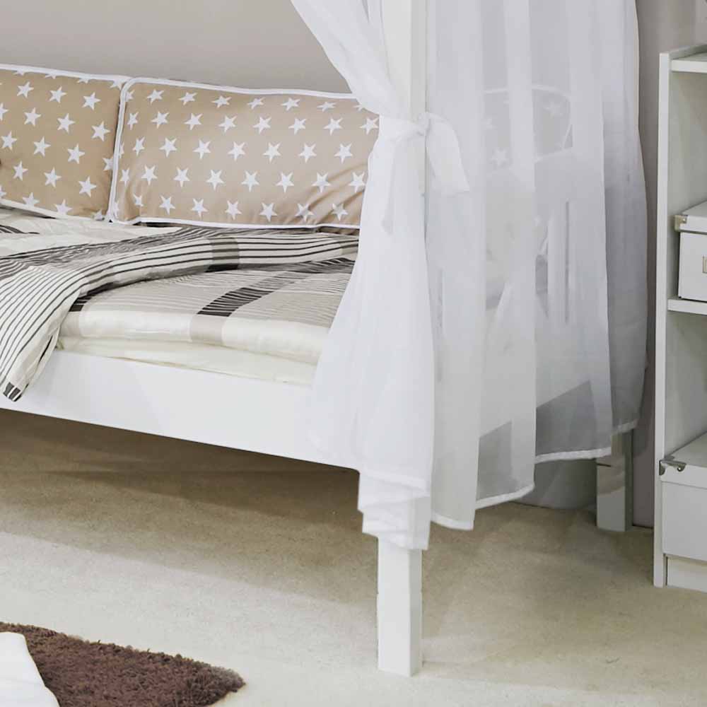 Himmelbett Limgo mit weißem Baldachin