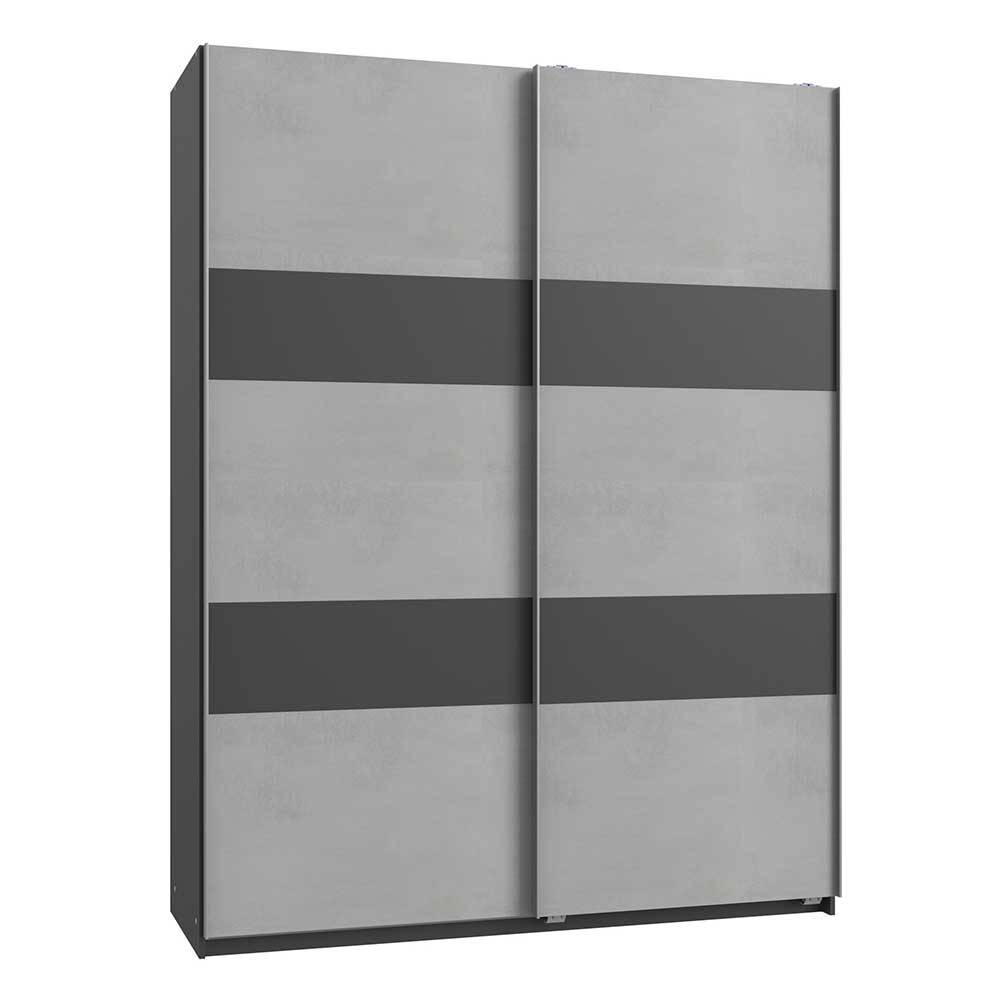 135x198x65 Schwebetürenschrank in modernem Design - Bravara