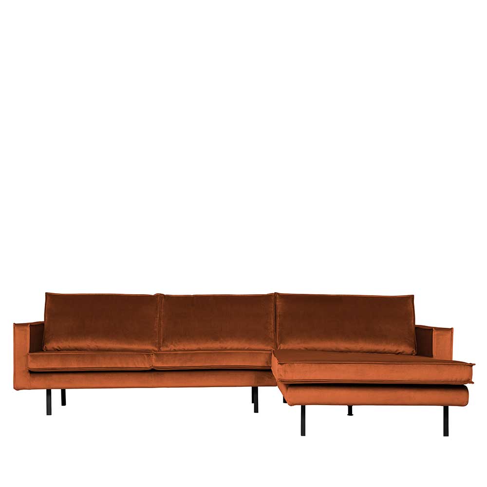 4er Sofa über Eck im Retro Style - Naryon