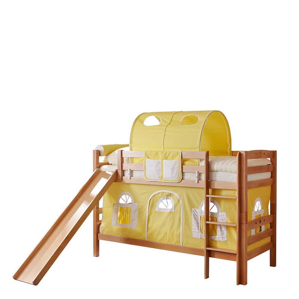 90x200 Kinder Stockbett mit Rutsche - Vimal