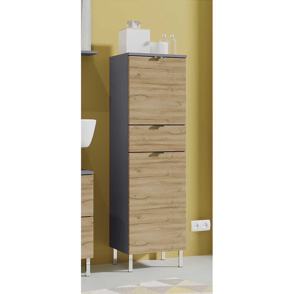 Badezimmer Schrank mit 120 cm Höhe - Tanjura