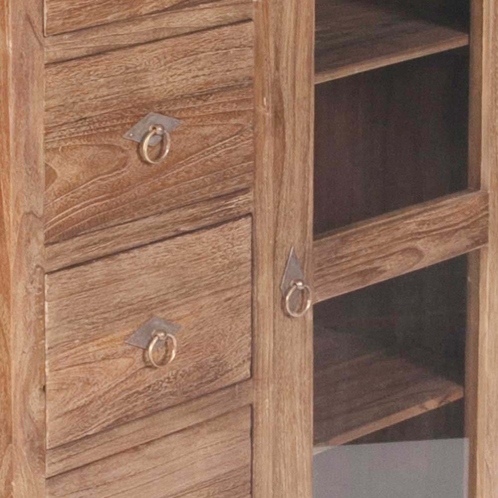 Brotschrank Mangato aus Teak Massivholz