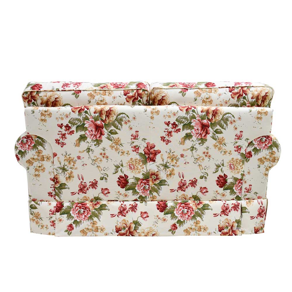 Romantisches Landhaus Sofa mit Blumen Stoff - Telik