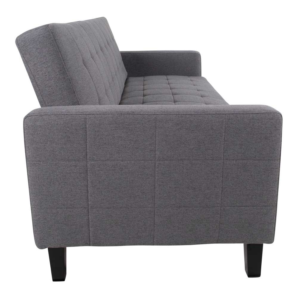 204x81x85 3-Sitzer Schlafsofa in Grau - Industry