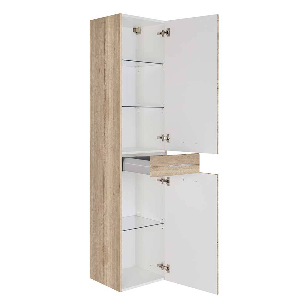 Wandmontage Hochschrank fürs Bad - Barbara