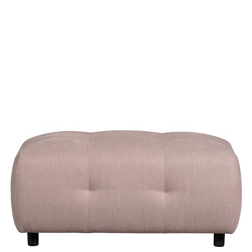 Couchhocker in Mauve Stoff - Grove