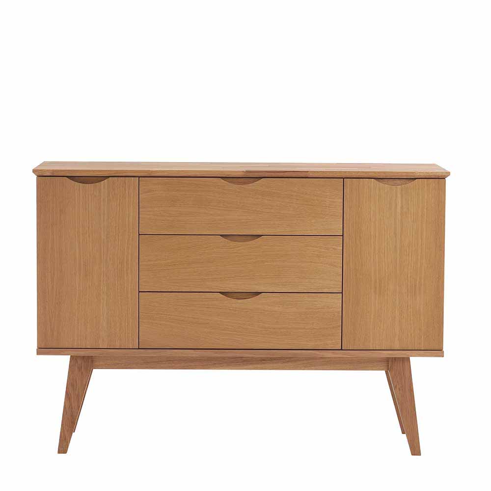 122 cm breites Sideboard in Eiche geölt - Number