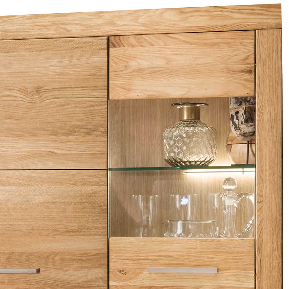 Massives Highboard mit vier Türen - Loitons