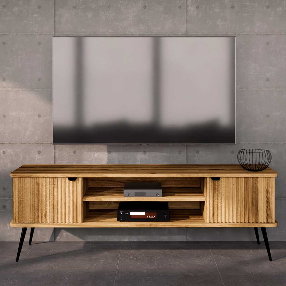 180x57x46 Fernseher Unterschrank aus Wildeiche - Casarius