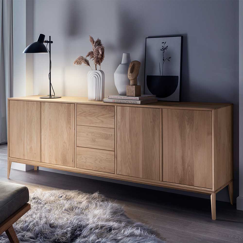 Edles Sideboard aus Wildeiche geölt - Lamia