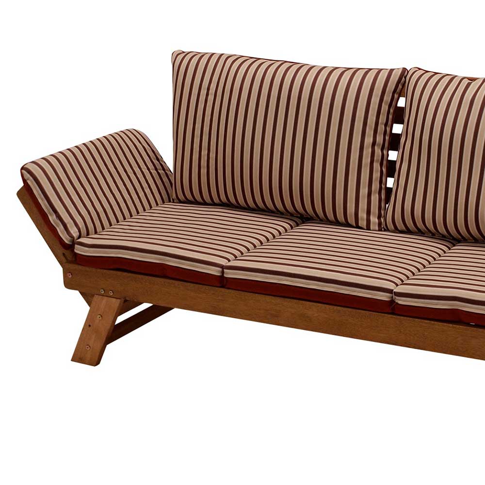 Liege Gartensofa mit verstellbaren Armlehnen - Licox