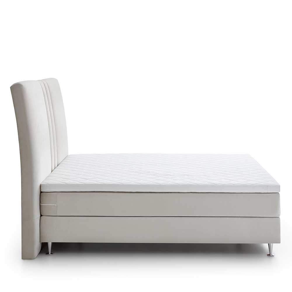 Komplett Boxspringbett in Creme - Skowera